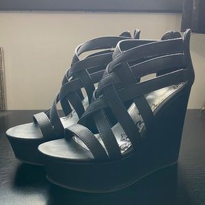 Black Platform Sandals